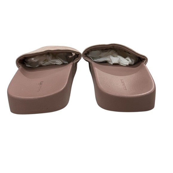 All Saints Karli Taupe Slides Sandals - Picture 7 of 11